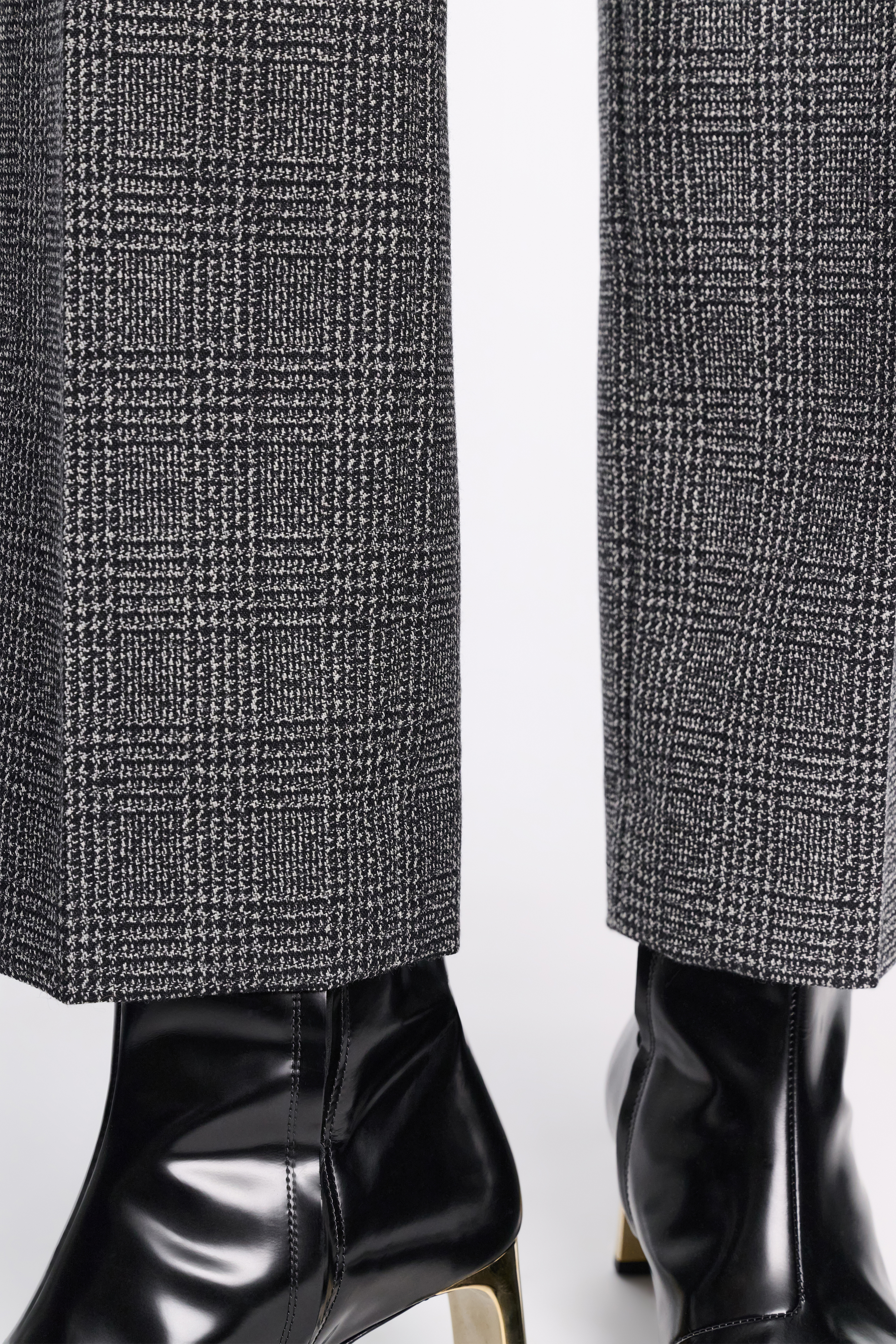 Dorothee Schumacher Glen plaid wool blazer salt & pepper glencheck